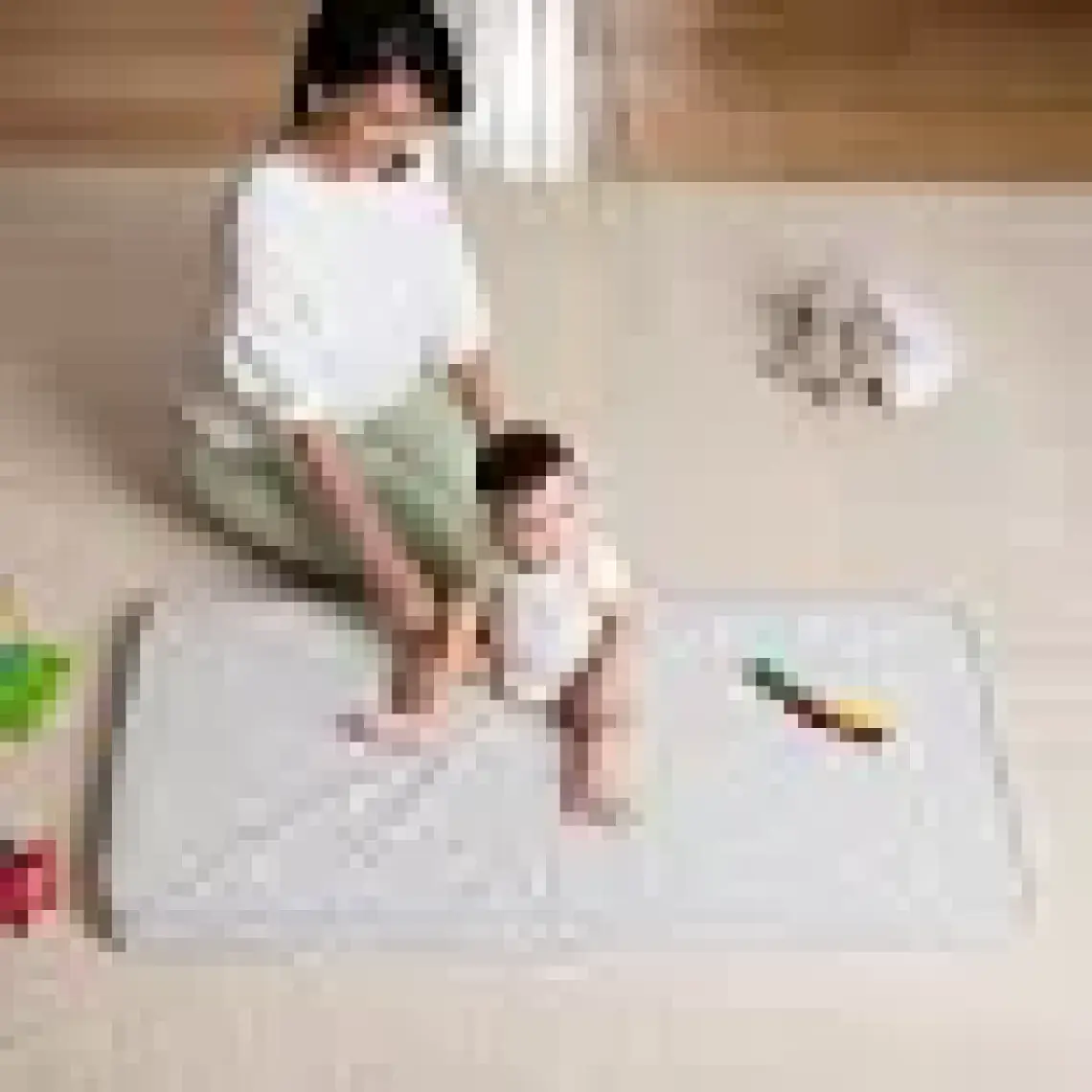 Babyness Bebek Oyun Parkı Yatağı Sıvı Geçirmez Leke Tutmaz Desenli Sünger Yatak