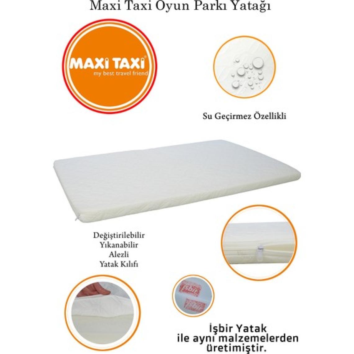 Maxi Taxi Oyun Parkı Yatağı %100 Pamuk