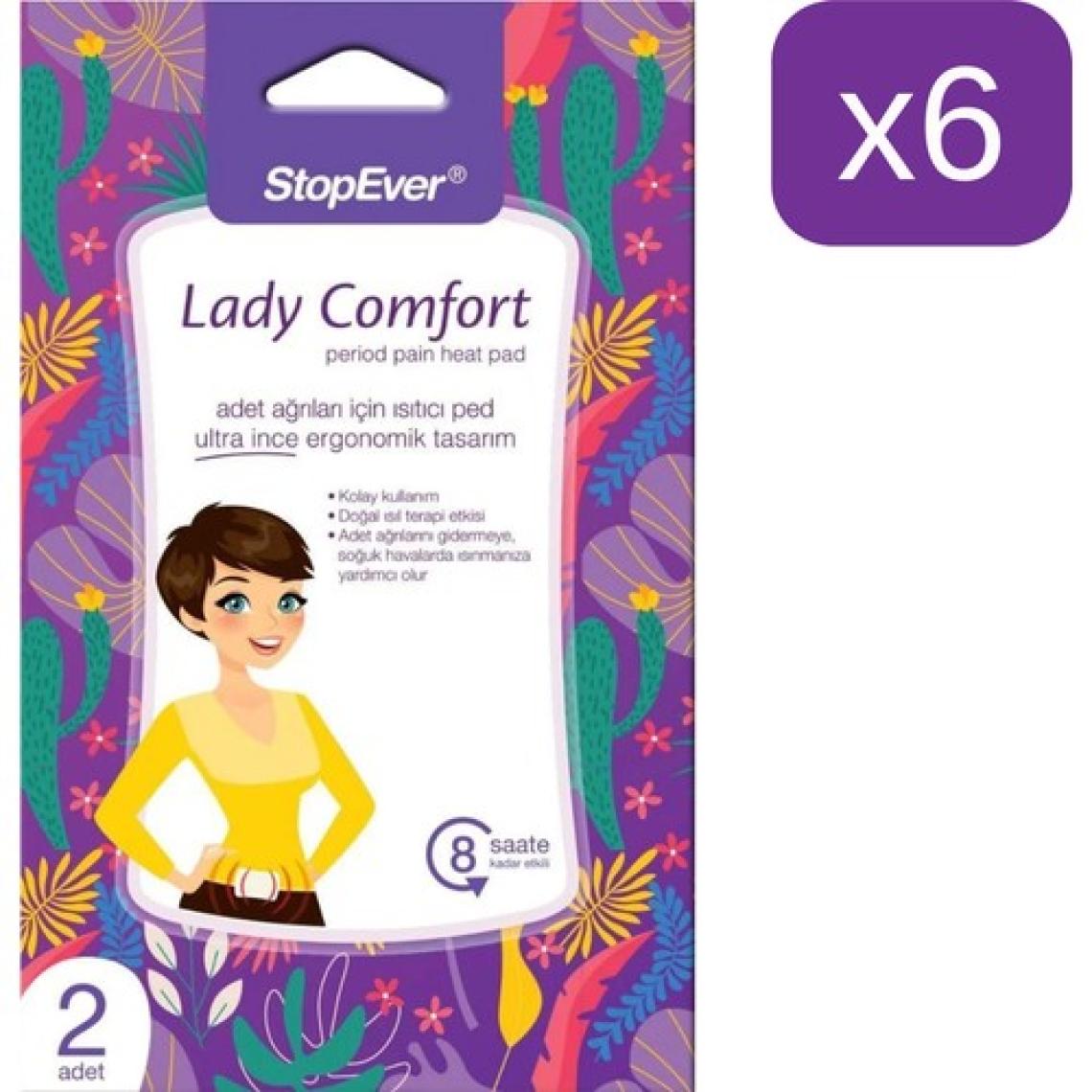 StopEver Lady Comfort Isıtıcı Ped 2'li (6 Paket)