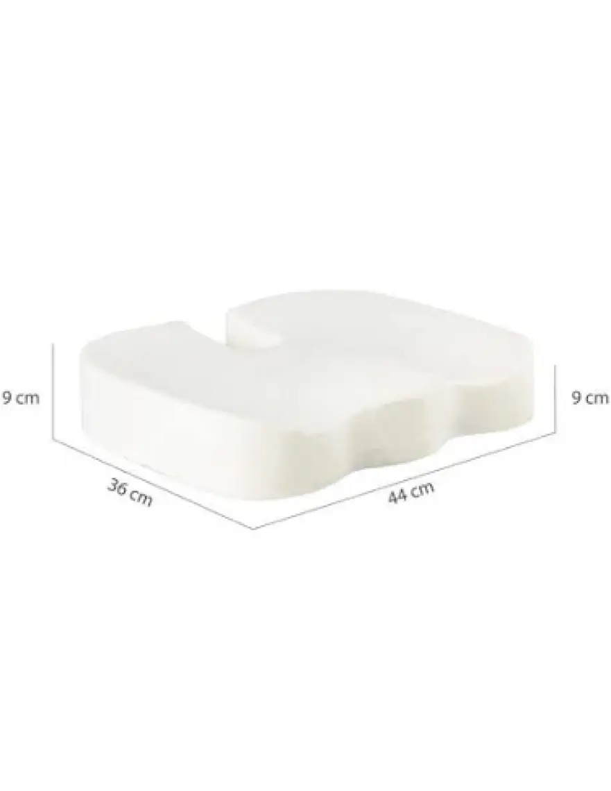 Viscofoam Ortopedik Oturma Minderi Hemeroid Kuyruk Sokumu Coccyx Oturma Minderi Visco Minder Siyah