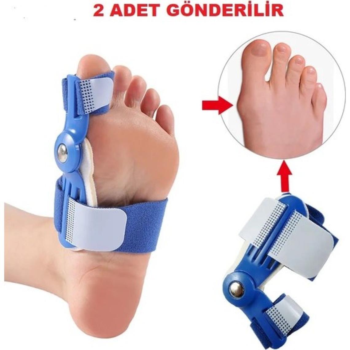 Başarı Ortopedi Ayak Baş Parmak Kemik Koruyucu Bunyon Kemik Çıkıntı Düzeltici Makaralı Gece Ateli Halluks 2 Adet