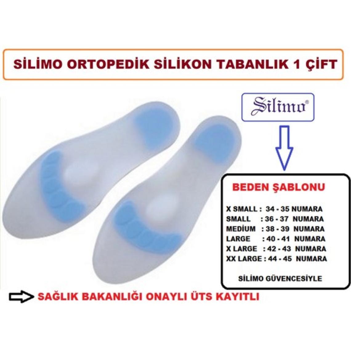 Silimo Ortopedik Silikon Tabanlık 1 Çift