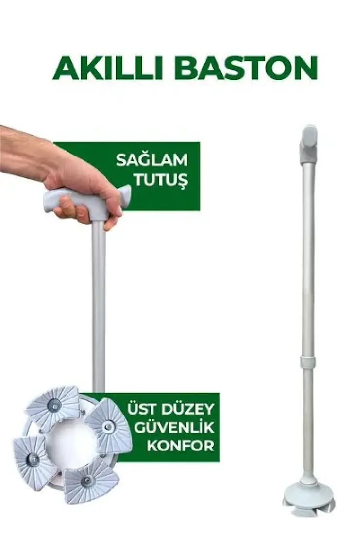Case AL03.N Alüminyum Akıllı (Asa) Tekli Denge Bastonu