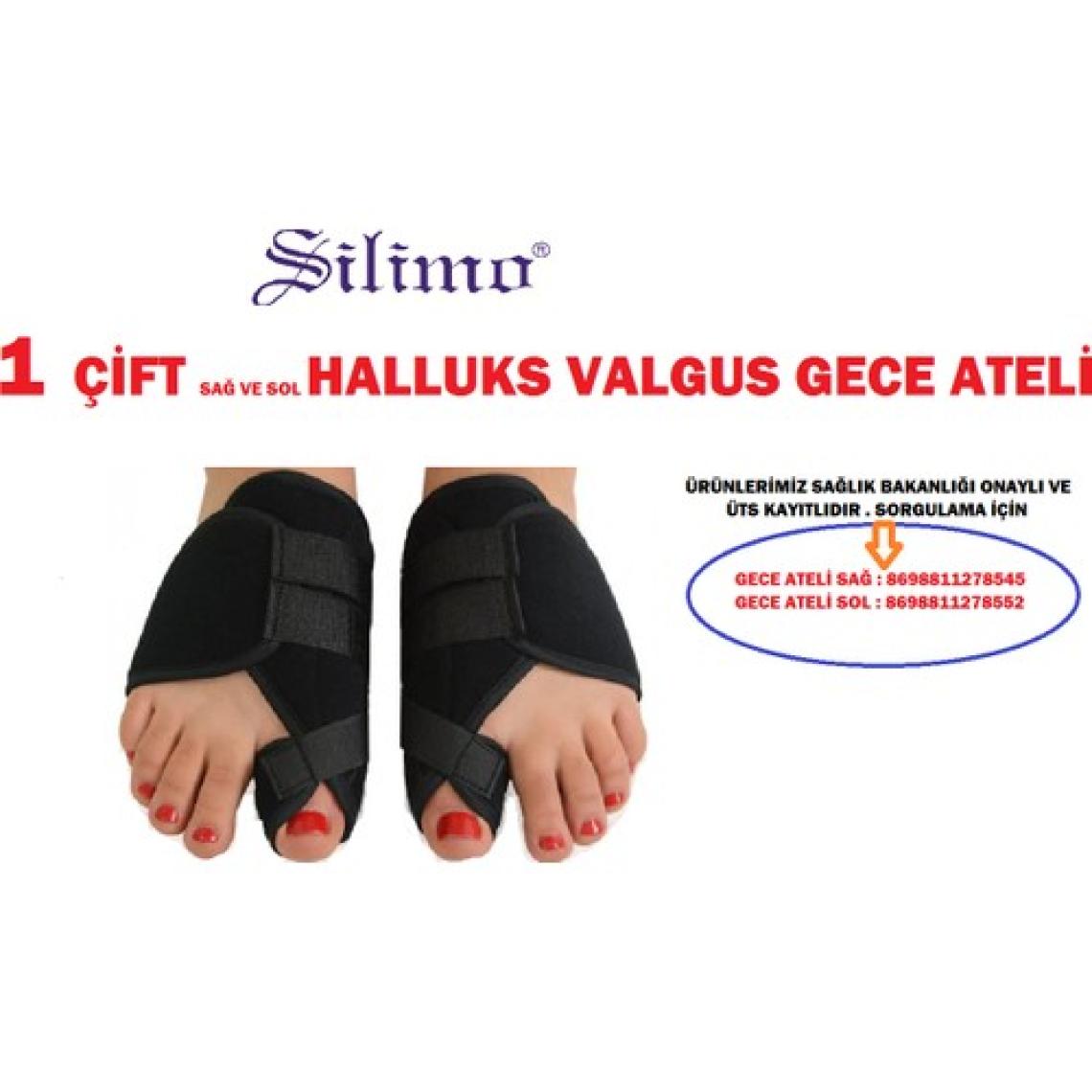 Silimo Baş Parmak Eğriliği Aparat Kemik Bunyon Gece Ateli 1 Çift