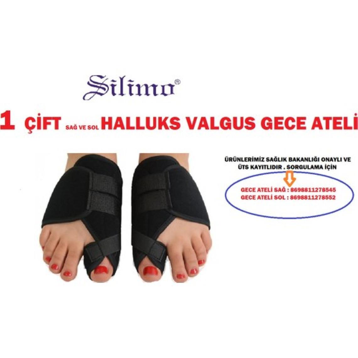 Silimo Baş Parmak Eğriliği Aparat Kemik Bunyon Gece Ateli 1 Çift