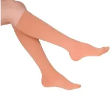 Diz Altı Çorabı (açık Burun) Orta Basınçlı Bej Ref 912