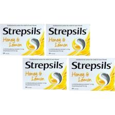 Strepsils Bal Limon 24 Adet Pastil 4'lü