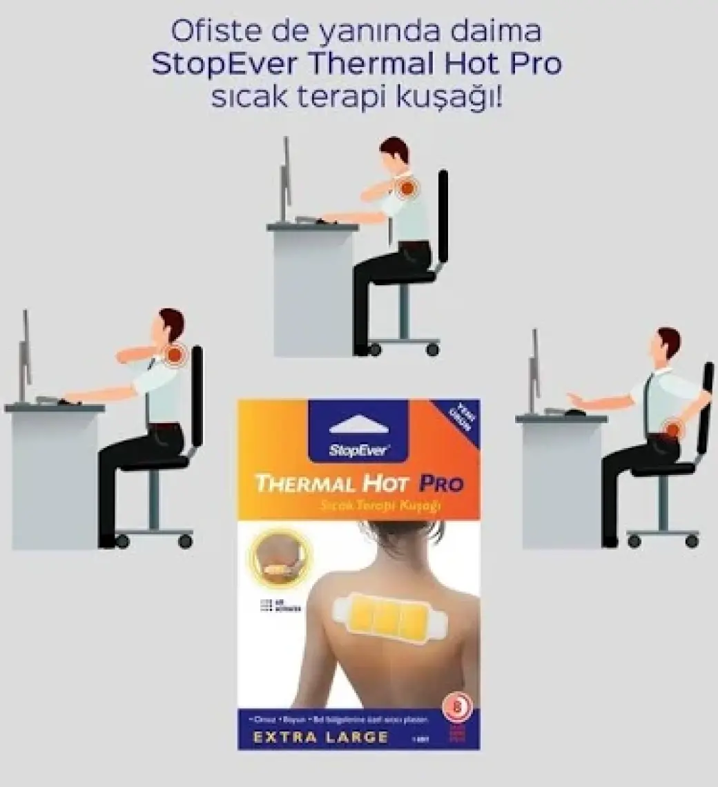 Stopever Thermal Hot Pro Sıcak Terapi 6'lı