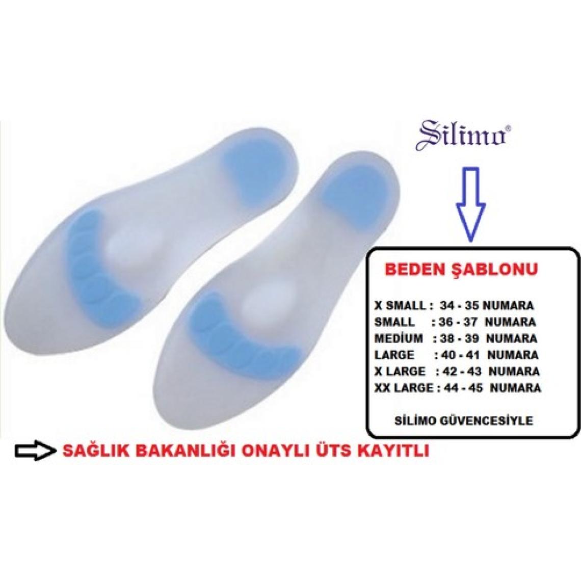 Silimo Ortopedik Silikon Tabanlık 1 Çift