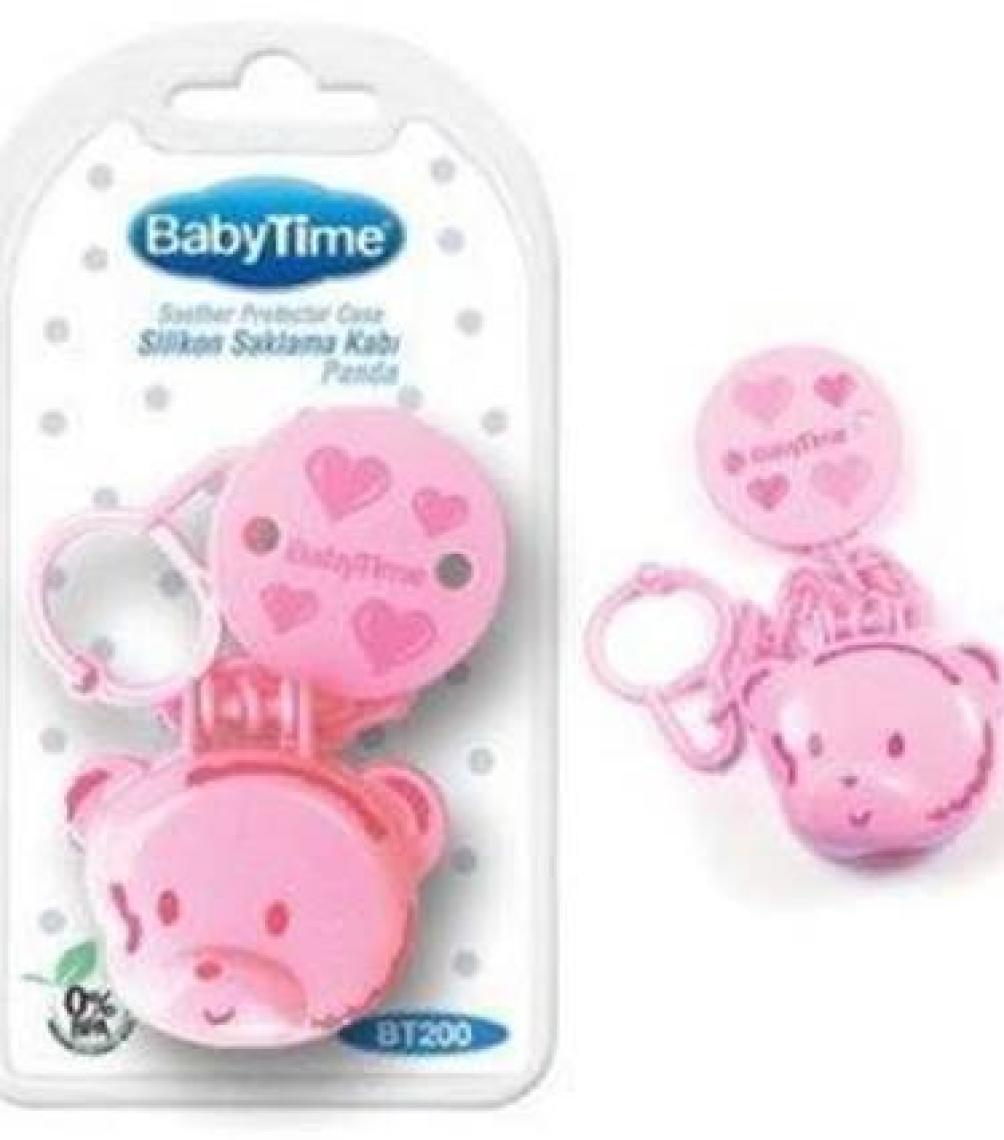 Baby Time Silikon Emzik Saklama Kabı Ve Emzik Askılık