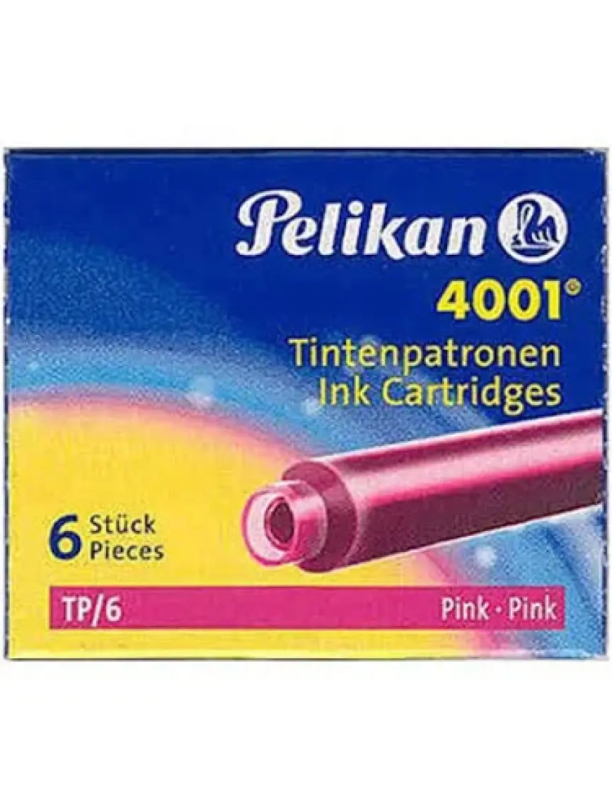 4001 6'lı Kısa Kartuş Tp/6 Pembe