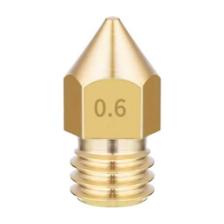 Robo90 0.6mm Mk8 Pirinç Nozzle- Creality Ender 3 V2/ender 3 PRO/CR10 Uyumlu