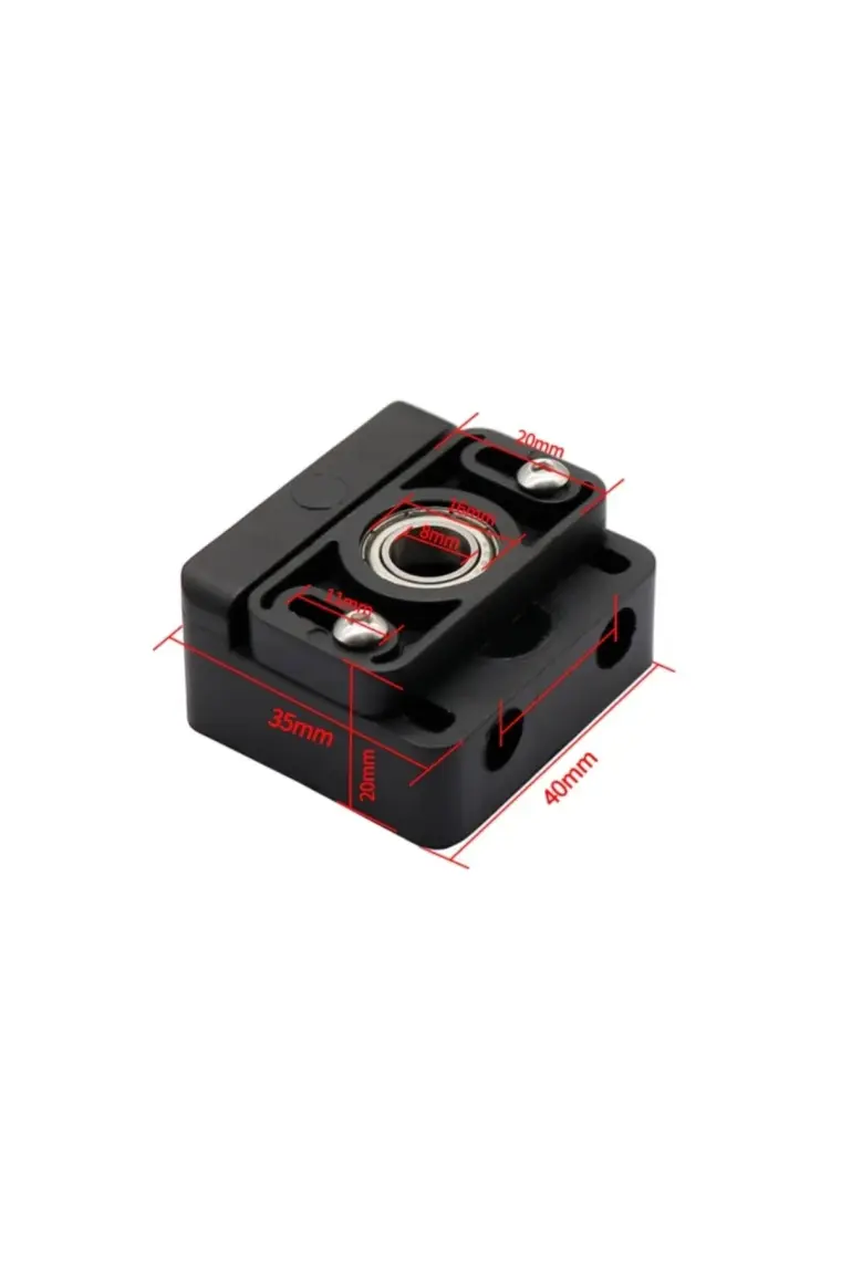Robo90 3D Yazıcı Z Ekseni Trapez Mil Tutucu - Ender 3/3 Pro/v2 - Bluer - Plastik