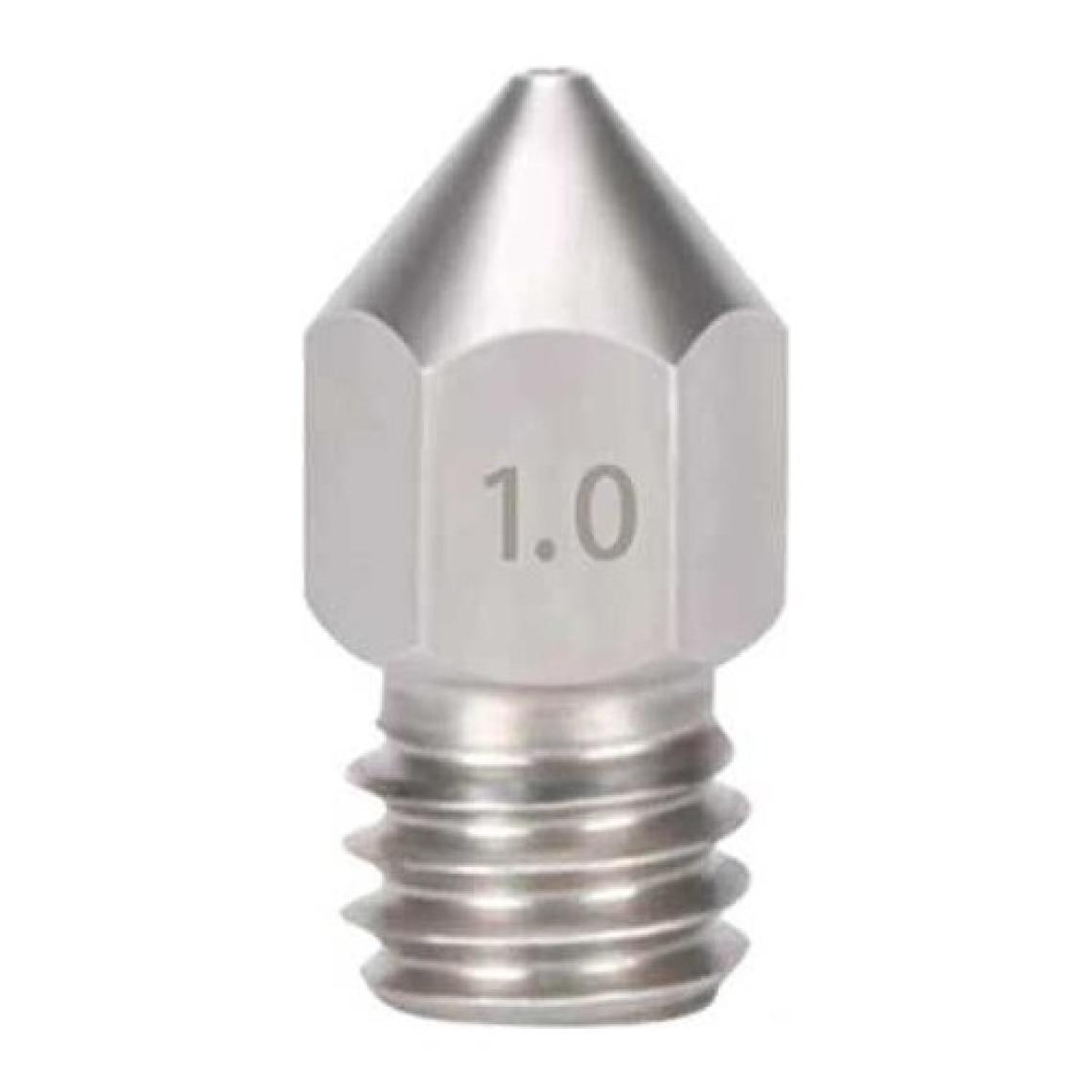 Robo90 1.0mm Mk8 Çelik Nozzle - Creality Ender 3 V2/ender 3 PRO/CR10 Uyumlu