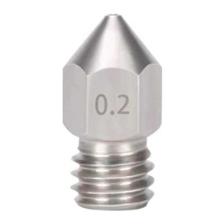 Robo90 0.2mm Mk8 Çelik Nozzle - Creality Ender 3 V2/ender 3 PRO/CR10 Uyumlu