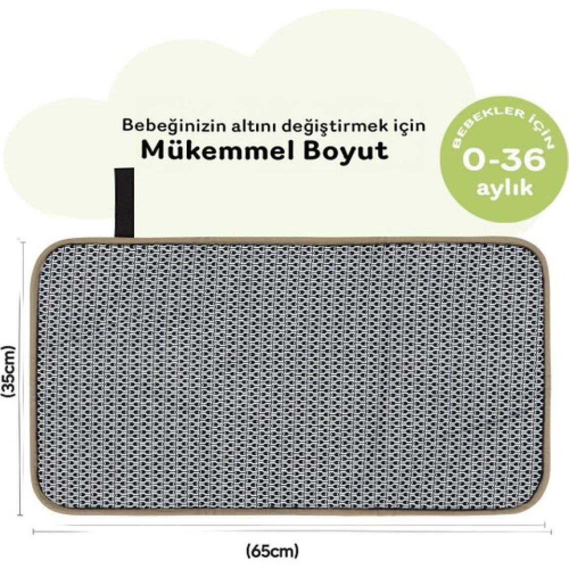 Babies Bebek Bakım Örtüsü, Bebek Alt Açma Minderi, - Su Geçirmez Bebek Minderi, (Rainbow)
