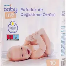 Baby Me Pofuduk Alt Değiştirme Örtüsü 10 Adet 60*60