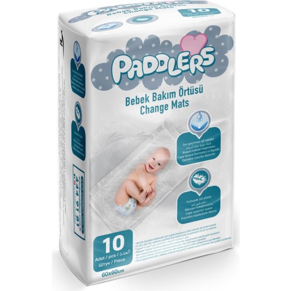 PADDLERS 4X10 ADET BEBEK BAKIM ÖRTÜSÜ (60X60 Boyutunda)