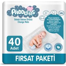 PADDLERS 4X10 ADET BEBEK BAKIM ÖRTÜSÜ (60X60 Boyutunda)