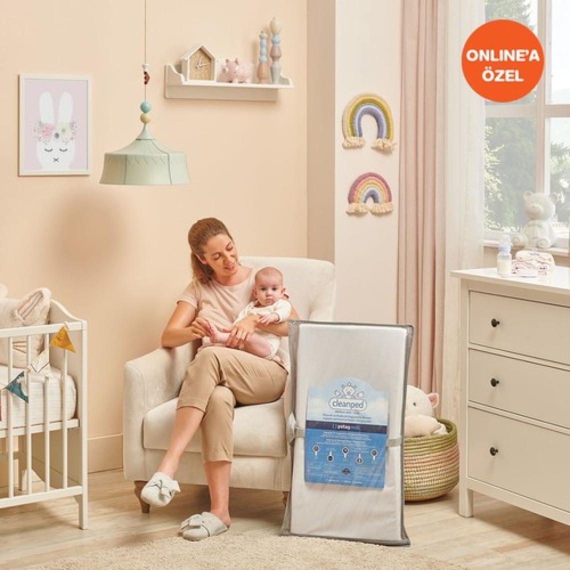 Yataş Mini Cleanped Pratik Alt Değiștirme Minderi 40 x 80 x 7 cm