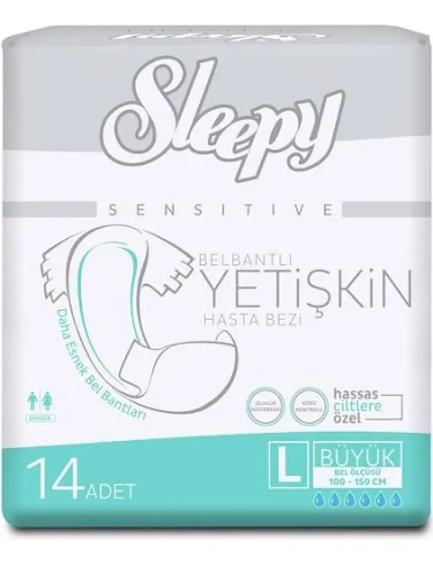 Sleepy Large Yetişkin Bezi 14 Adet