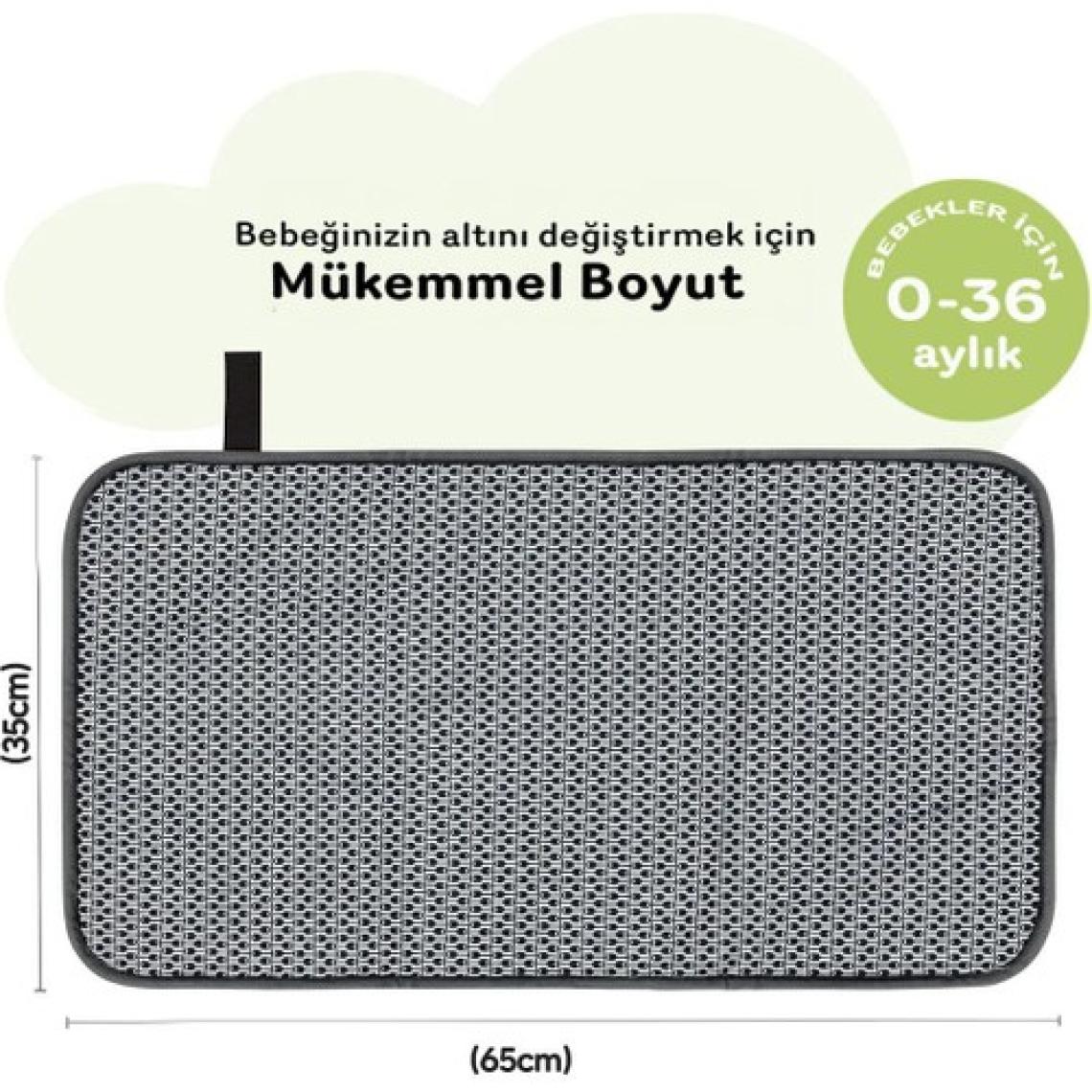 Babies Bebek Bakım Örtüsü, Bebek Alt Açma Minderi, - Su Geçirmez Bebek Minderi, (Woods)