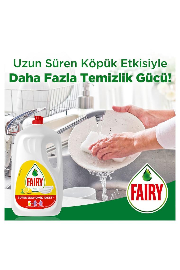 5200 ml ( 2 X 2600 Ml) Limon Sıvı Bulaşık Deterjanı