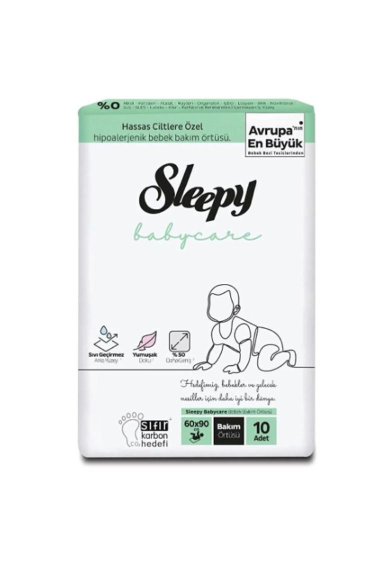 Nessiworld Sleepy Babycare Bebek Bakım Örtüsü 60X90 10 Adet