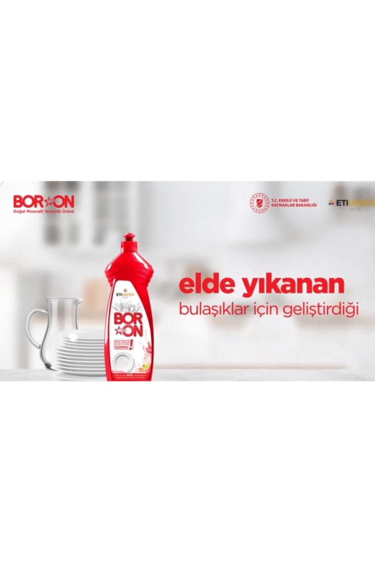 Boron Elde Yıkama Bulaşık Temizlik Ürünü 650 ml 4 Adet