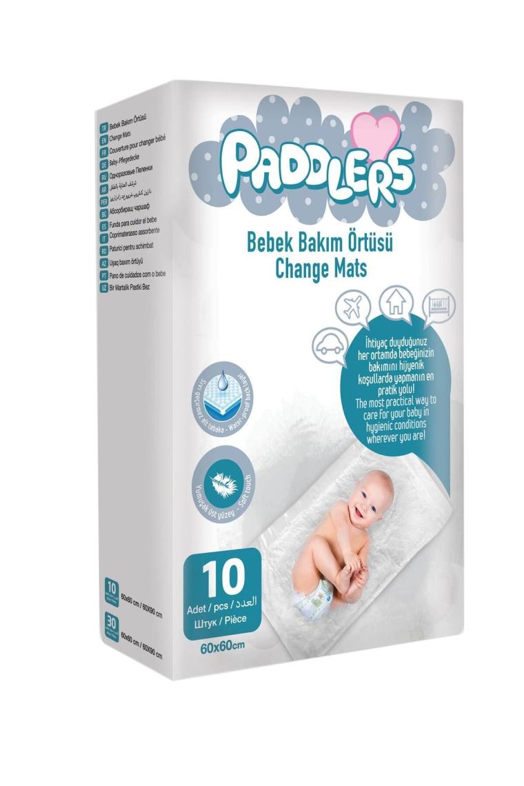4x10 Adet Bebek Bakım Örtüsü (60X60 BOYUTUNDA)