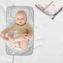 HAMUR Anne Bebek Bakım Yenidoğan Alt Açma Değiştirme Pedi Minderi Örtüsü Melis
