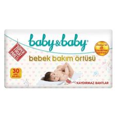 Bebek Bakım Örtüsü 60x60cm Alt Açma Bezi 30'lu Paket