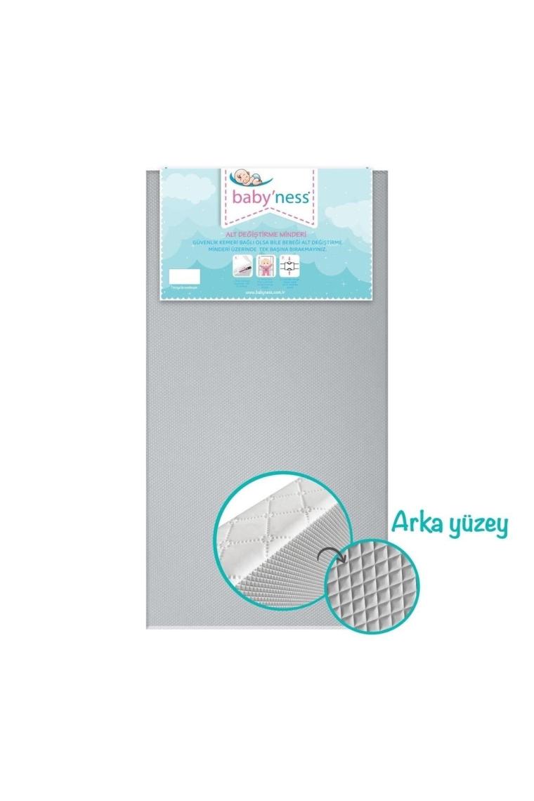 Bebek Alt Değiştirme Minderi 40x70 Cm Sıvı Geçirmez Leke Tutmaz Beyaz