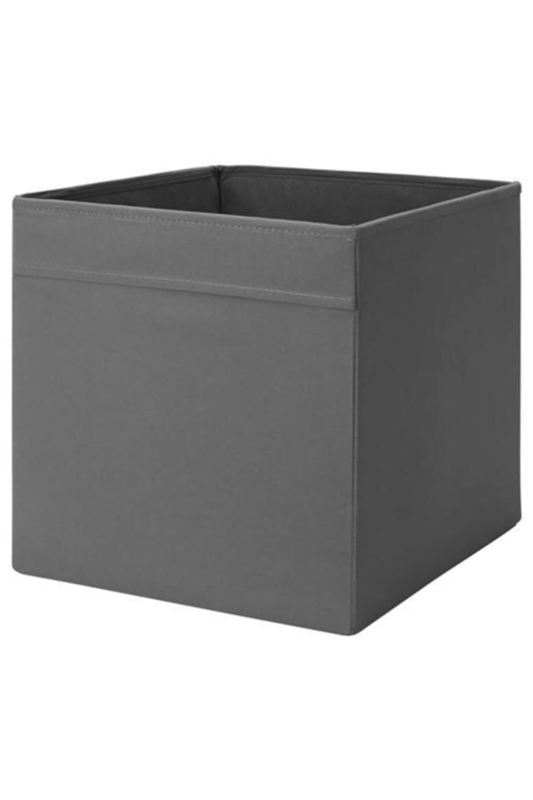 IKEA Düzenleyici Kutu Meridyendukkan Ev Düzeni Düzenleme Saklama Kutusu Gri 33X38X33 cm Gri