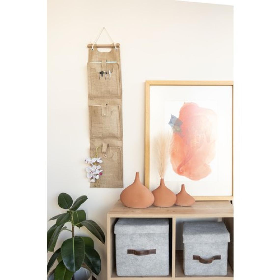 Art Bee Jüt 3 Cepli Çok Amaçlı Askılı Duvar Tipi Dolap Içi Banyo Mutfak Düzenleyici Organizer 102X23