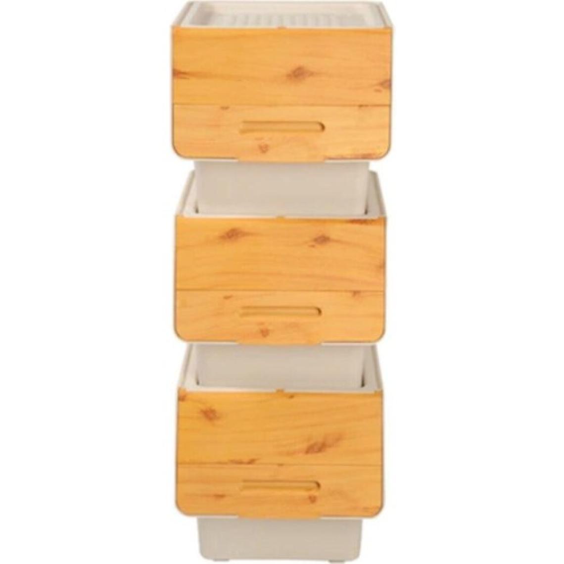 Motek Bambu Tekerlekli Organizer 12 Lt.