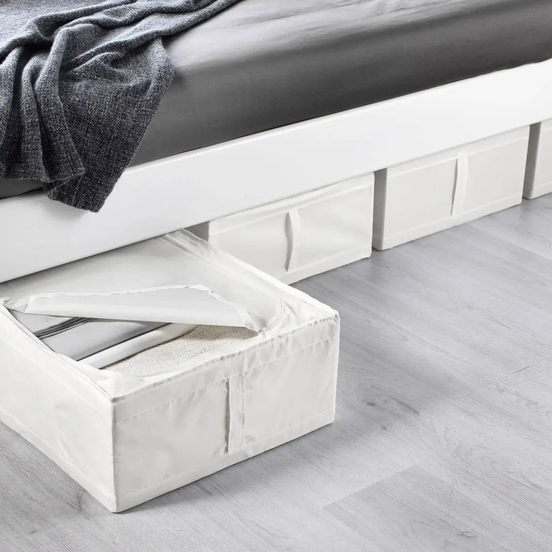 IKEA Düzenleyici Kutular Dolap Içi Meridyendukkan 44X55X19 cm Beyaz Kutu