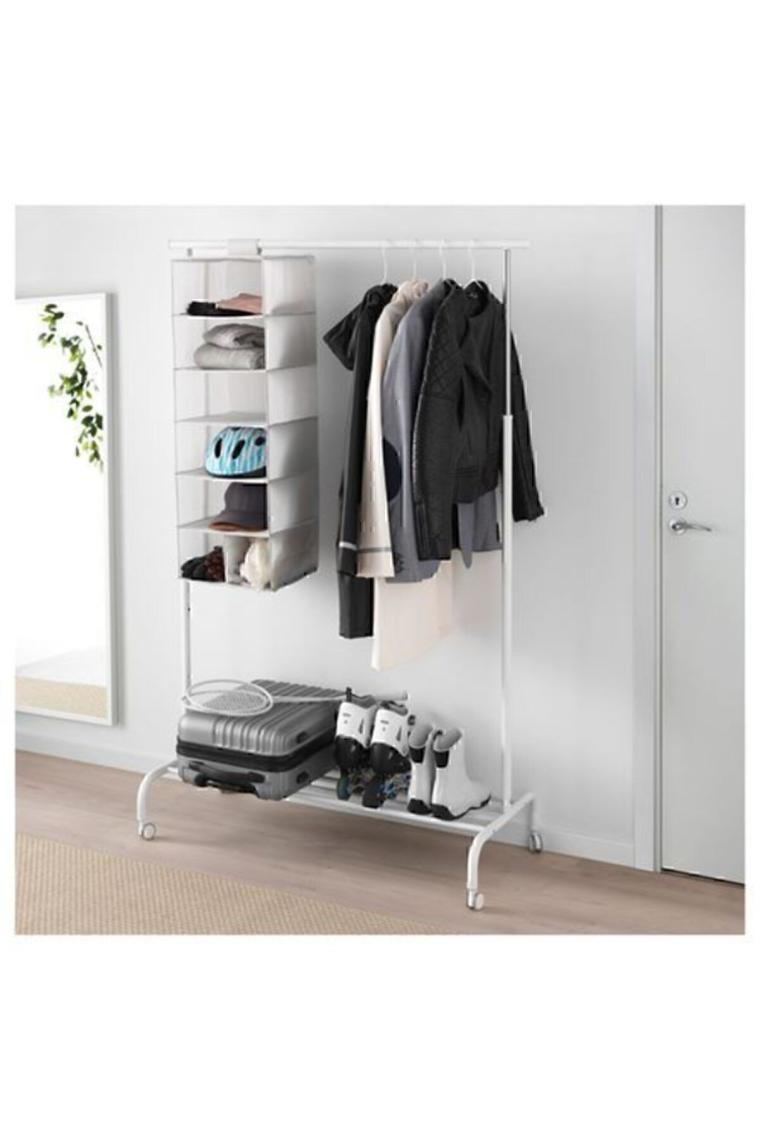 IKEA Stuk Bölmeli Düzenleyici, Beyaz-Gri