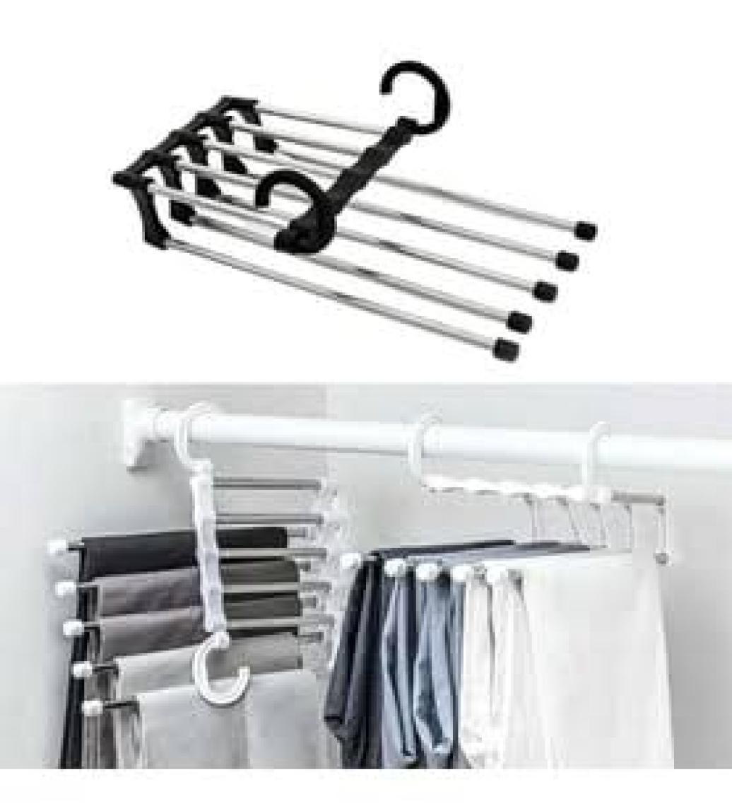 Newstore Home Hareketli Dolap Içi Pantolon Kravat Şal Askı Sistemi Düzenleyici Katmanlı Askılık