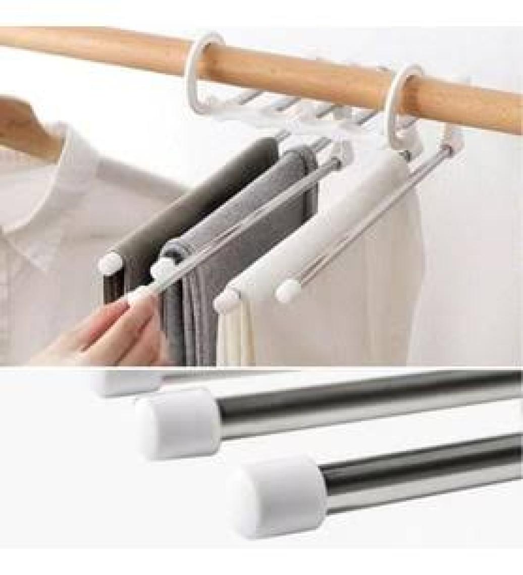 Newstore Home Hareketli Dolap Içi Pantolon Kravat Şal Askı Sistemi Düzenleyici Katmanlı Askılık