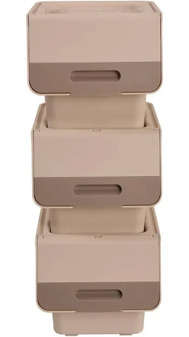 Motek Bambu Tekerlekli Organizer 12 Lt.