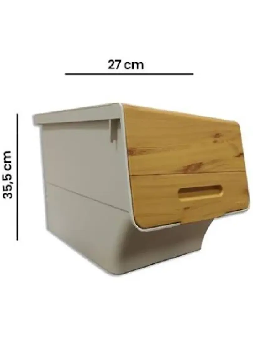 Motek Bambu Tekerlekli Organizer 12 Lt.