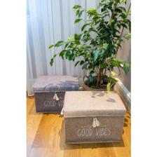 Art Bee Keçe Kapaklı Kutu, Dekoratif Kutu, Salon Aksesuarı, Çalışma Odası Düzenleyici Mini