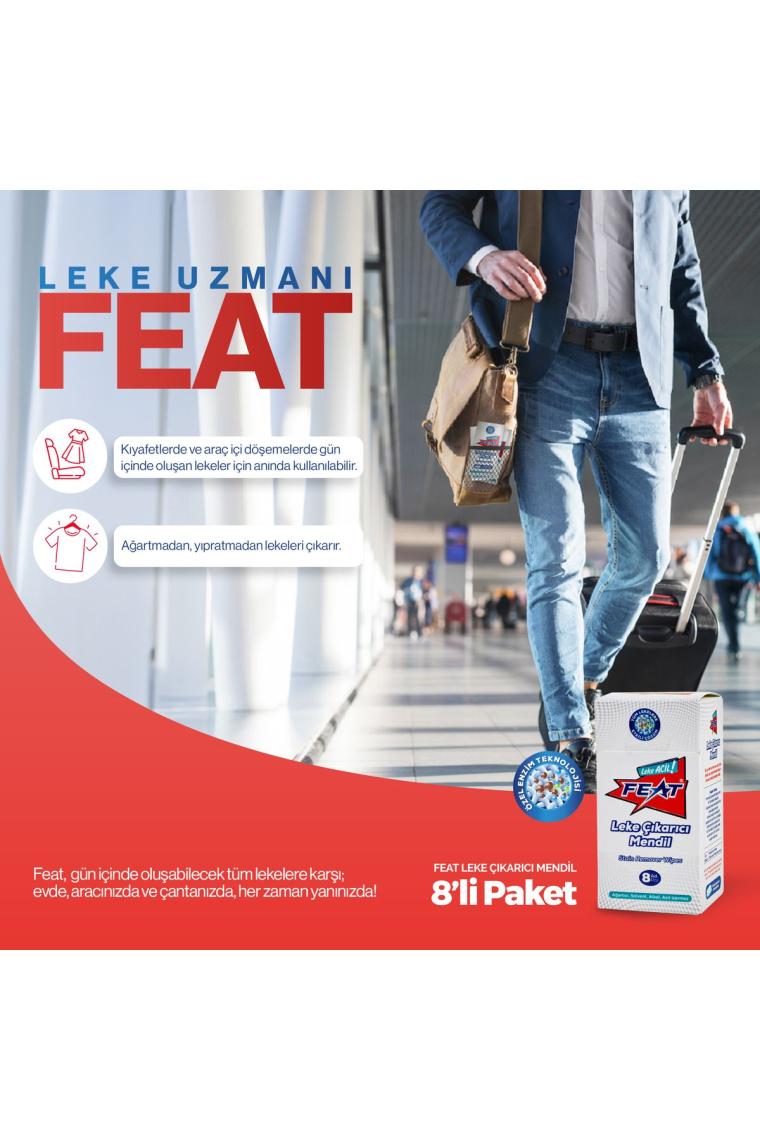 Leke Çıkarıcı Mendil 8 Adet Kutu
