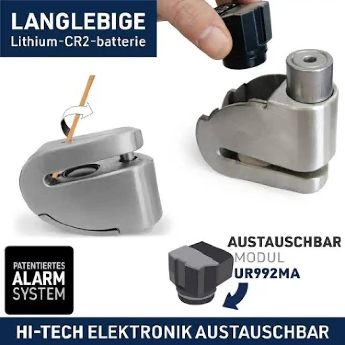 Urban Security Ur14S Alarmlı Disk Kilidi