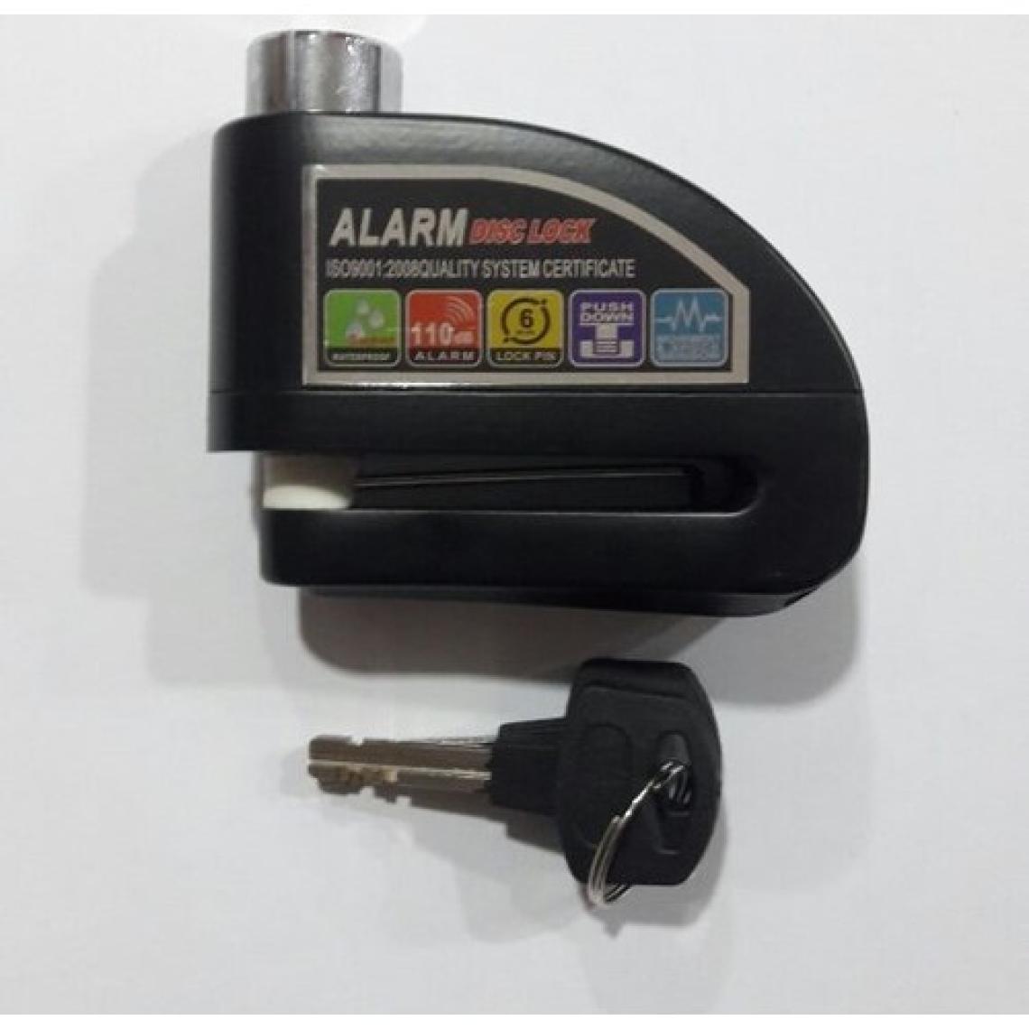 Motospartan Disk Kilidi Alarmlı Siyah Lk603 Rmg