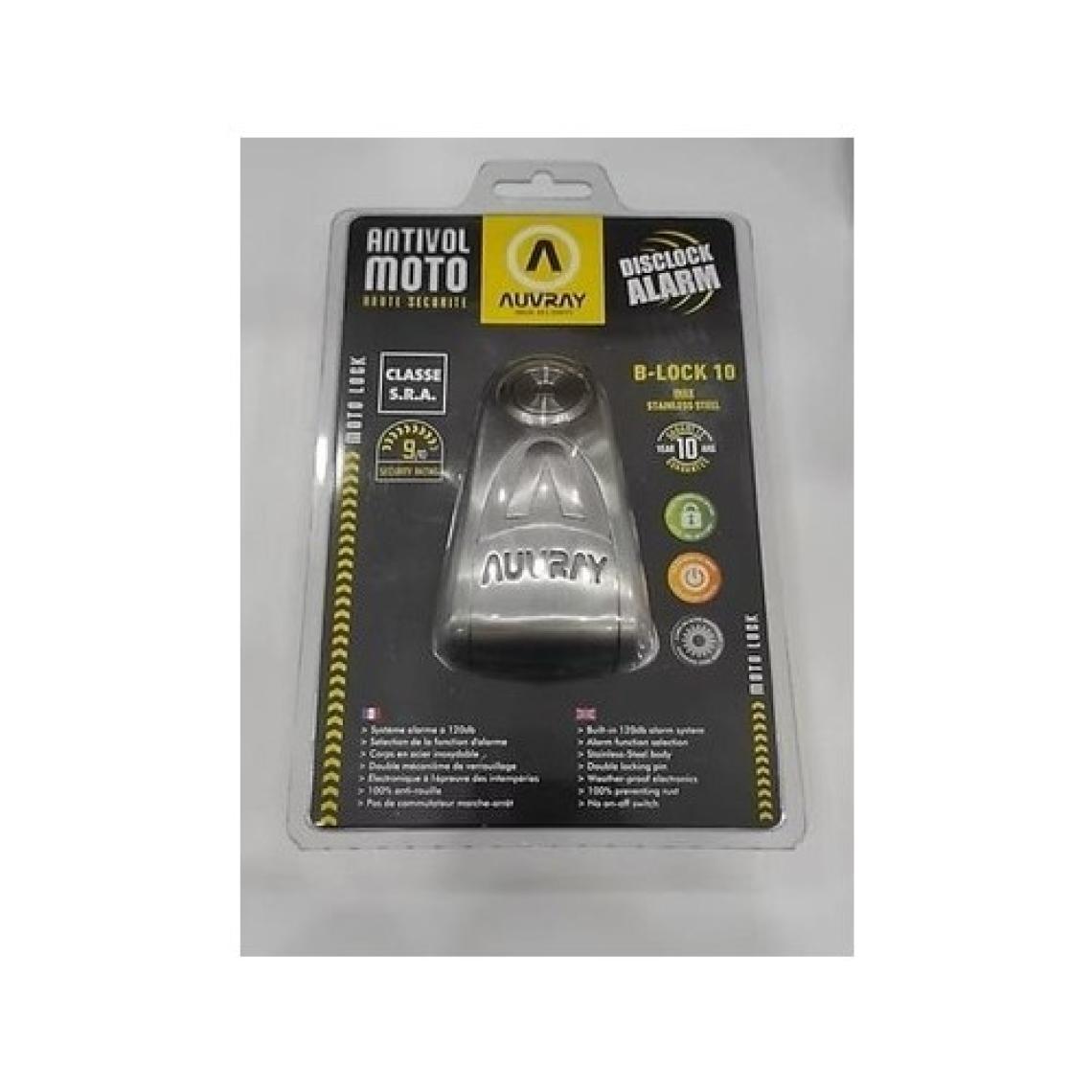 Auvray B-Lock-14 Inox Alarmlı Disk Kilidi