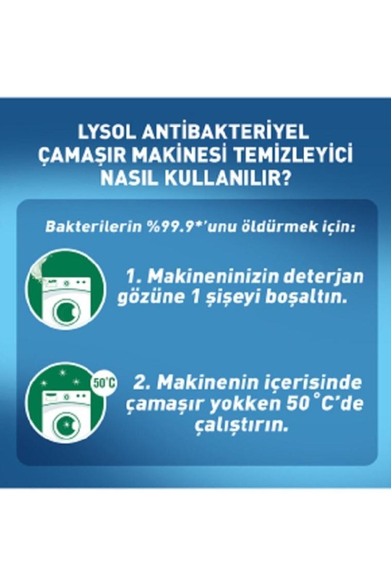 Antibakteriyel Çamaşır Makinesi Temizleyicisi Çam Ve Okaliptus Ferahlığı 250ml