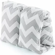 Babyjem Çok Amaçlı Emzirme Yastığı Gri Zigzag