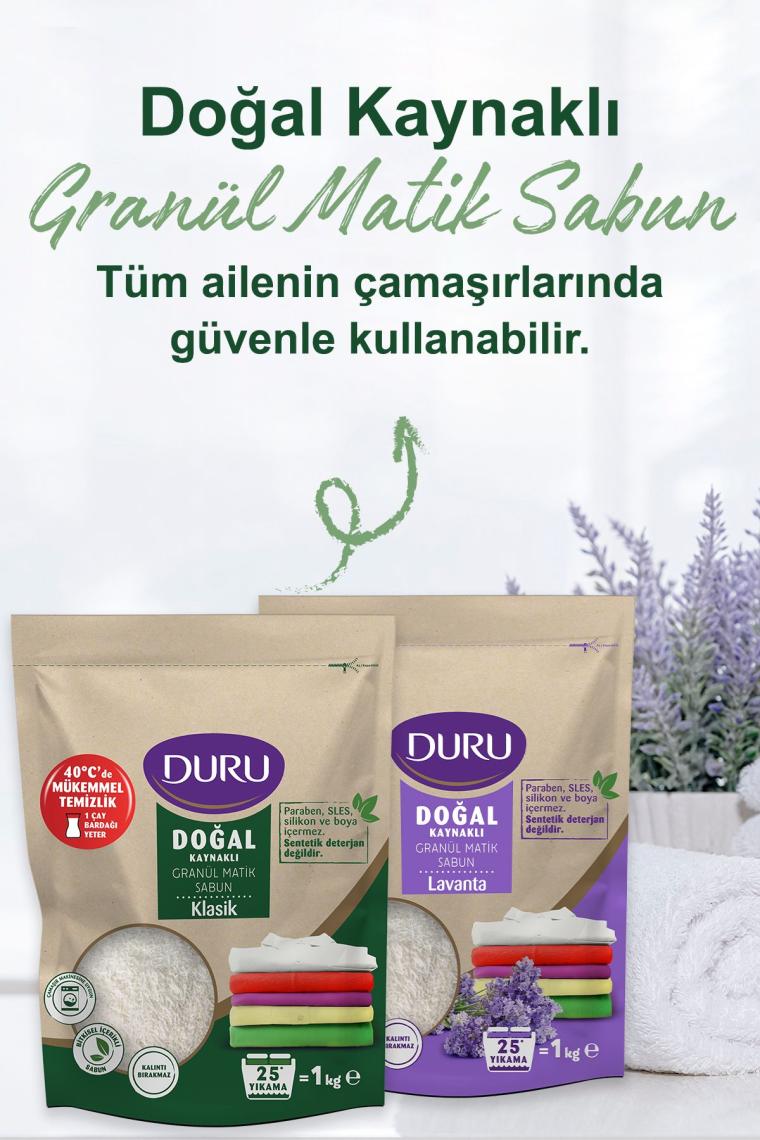 Doğal Granül Matik Sabun Klasik 3 X 1 Kg